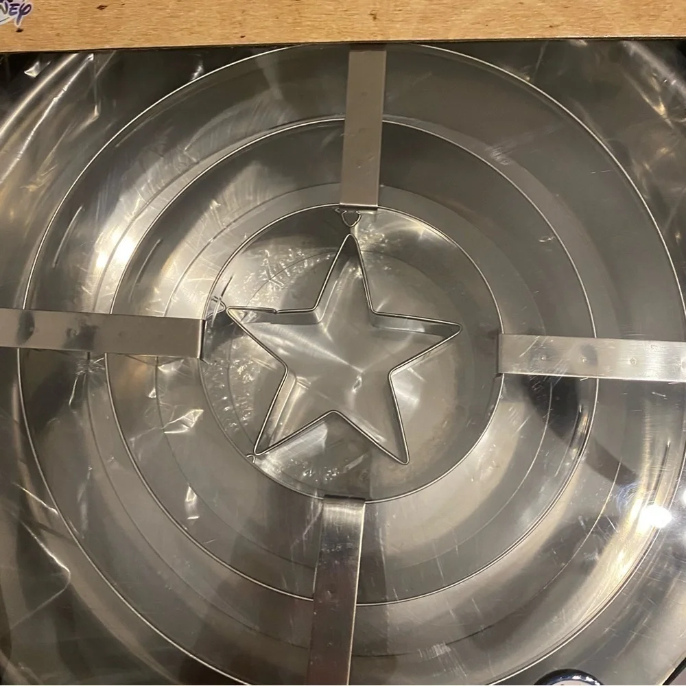 Disney Marvel Captain America Cake Pan Set NEW Metal